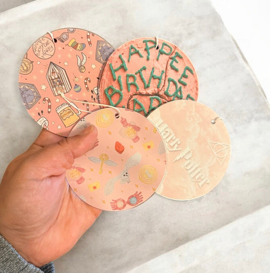 Harry Potter in Pink - Pink themed Acrylic Ornament Set of 4