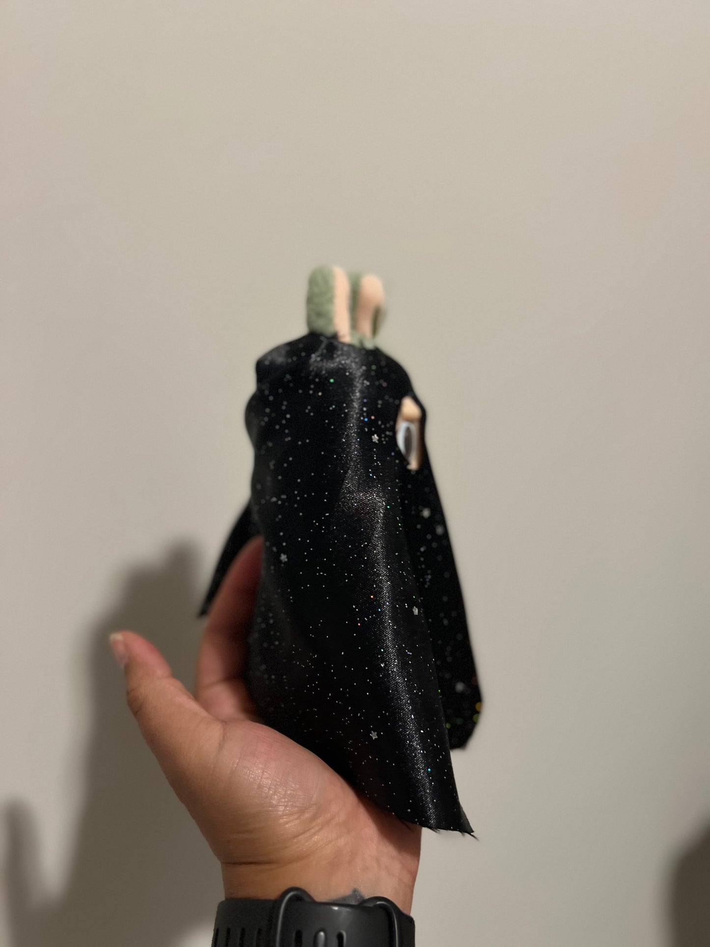 Labubu Sparkly Black Ghost Costume - Doll Costume