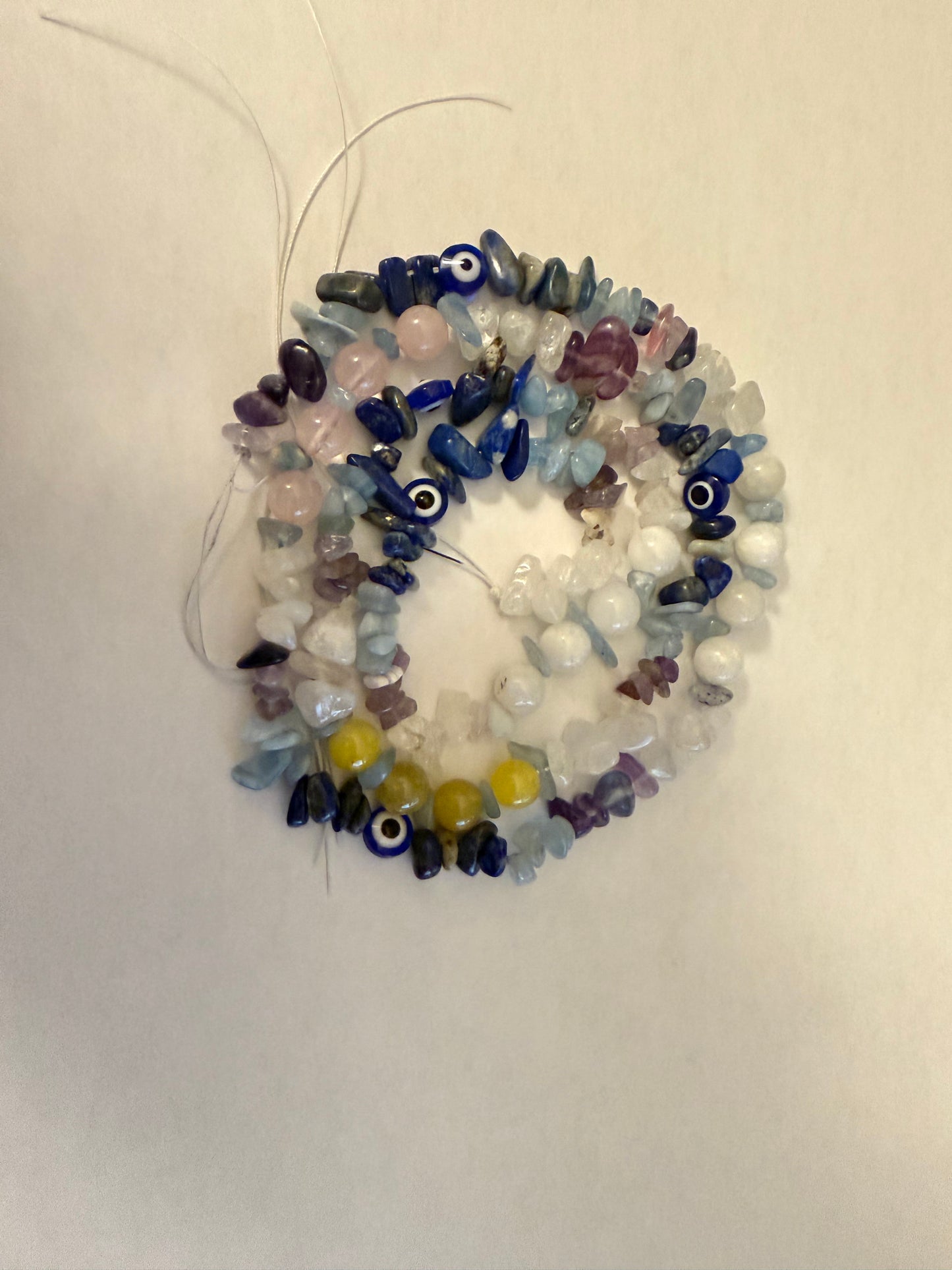 Celestial Balance Gemstone Waist Beads – Aquamarine, Amethyst, Lapis, Citrine & More