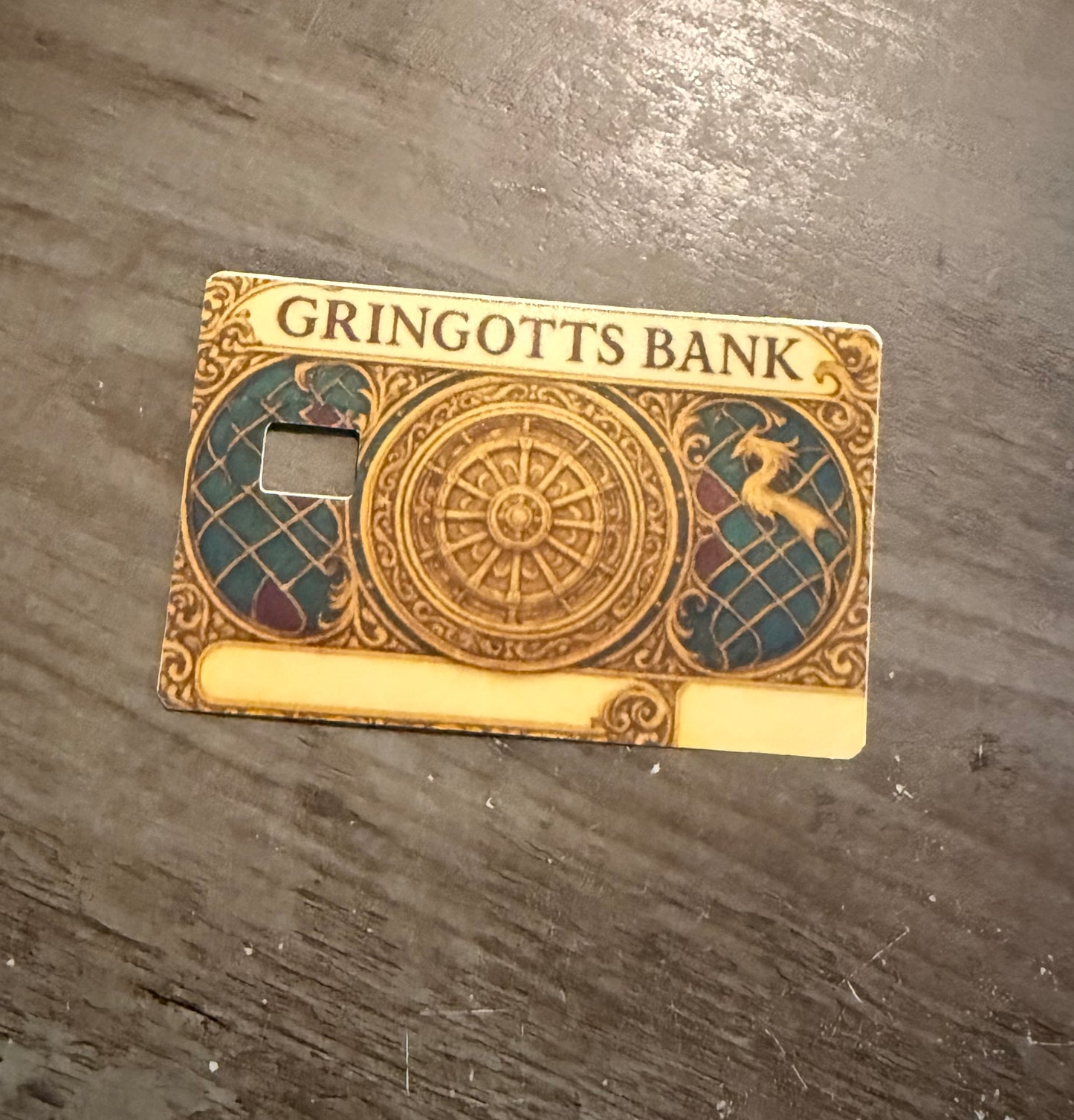 Gringotts Bank Card Skin: Wizarding World Inspired Debit Card Sticker