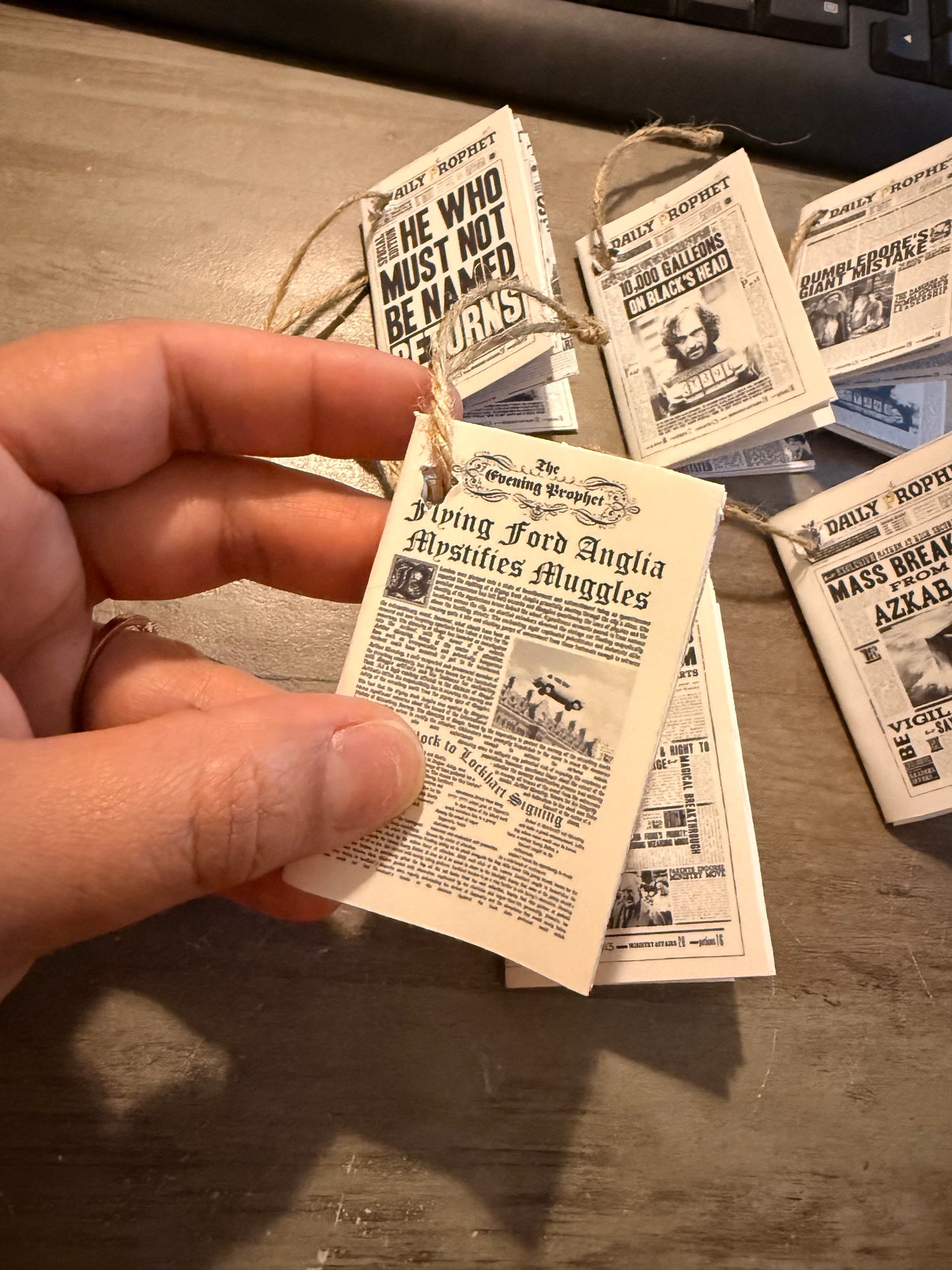 The Daily Prophet Christmas Tree Ornaments - Harry Potter ornaments