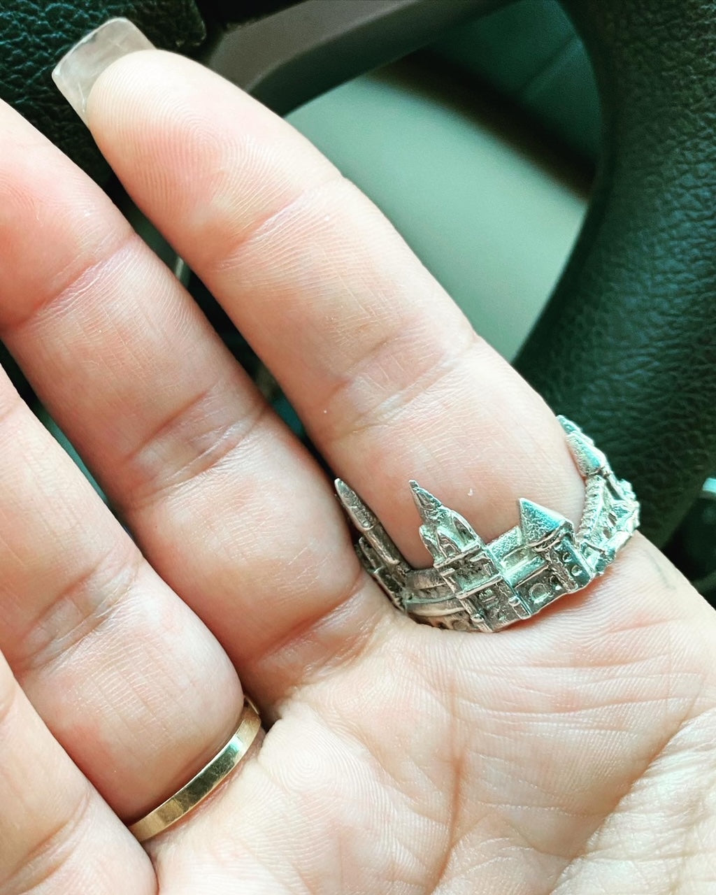 Custom Hogwarts Castle Ring