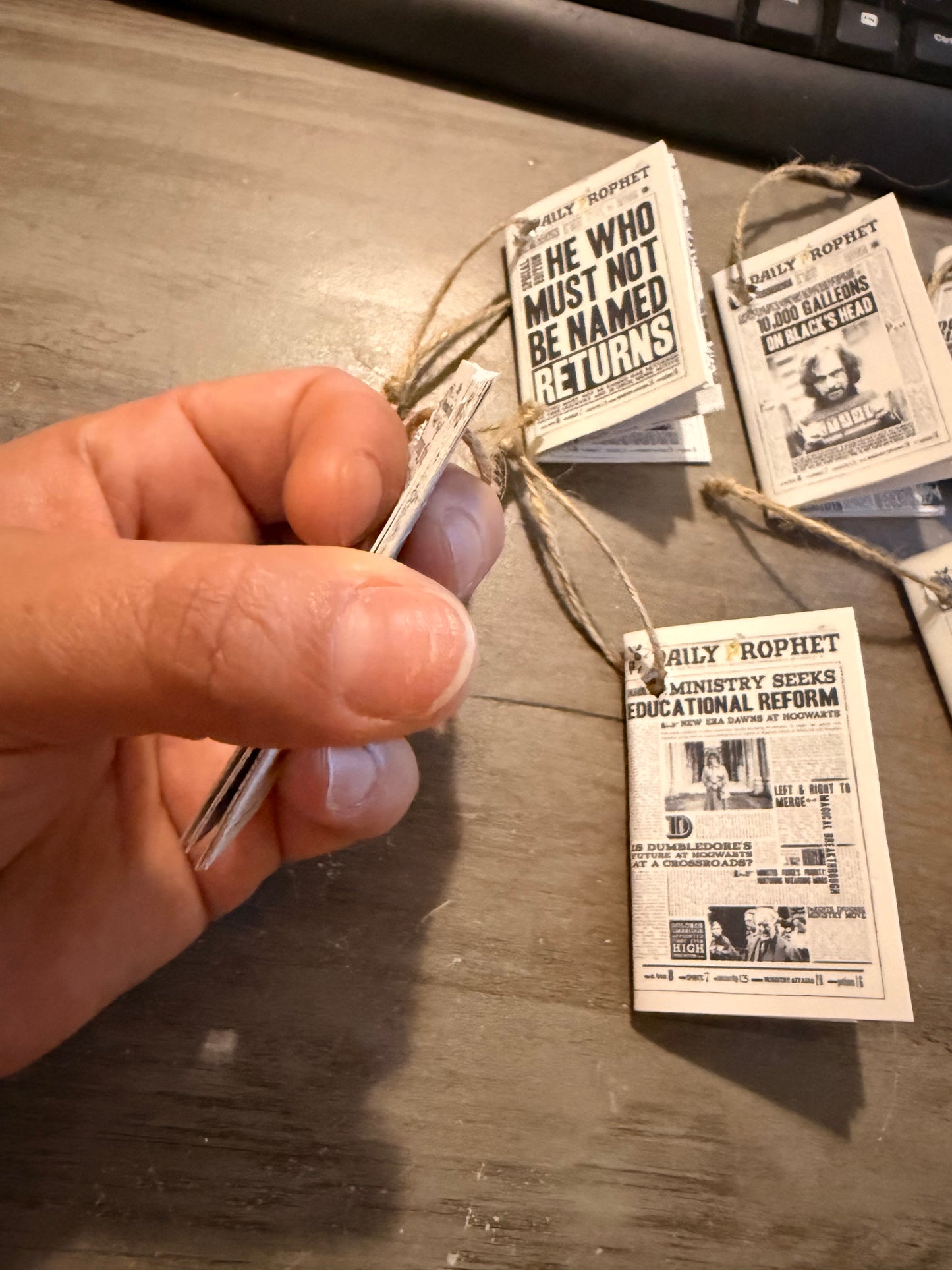 The Daily Prophet Christmas Tree Ornaments - Harry Potter ornaments