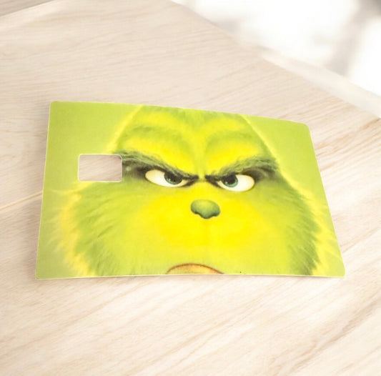 Grumpy Green Man - Debit Card Skin