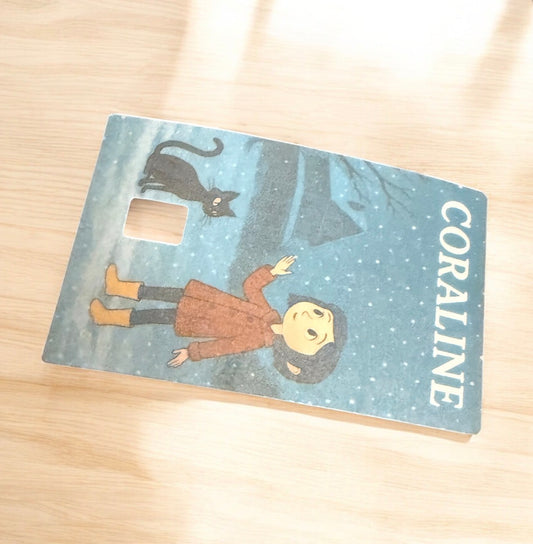Christmas Themed Coraline Debit card Skin