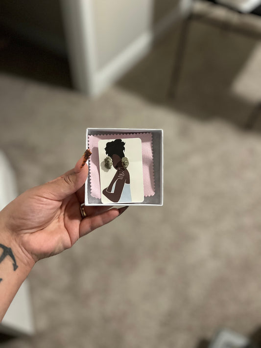 Pyrite Stud Earrings