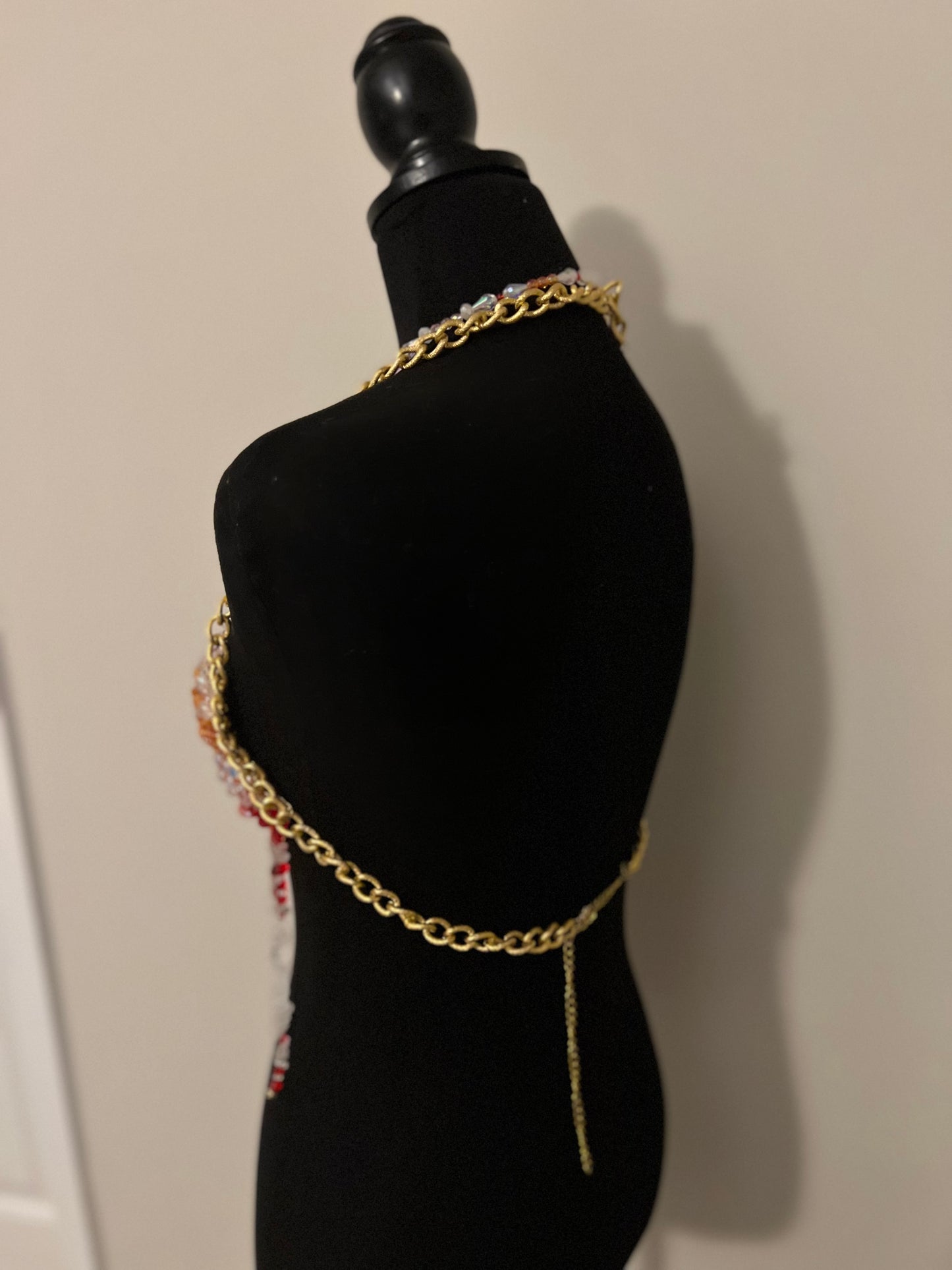 Gradient Style Beaded Bralette