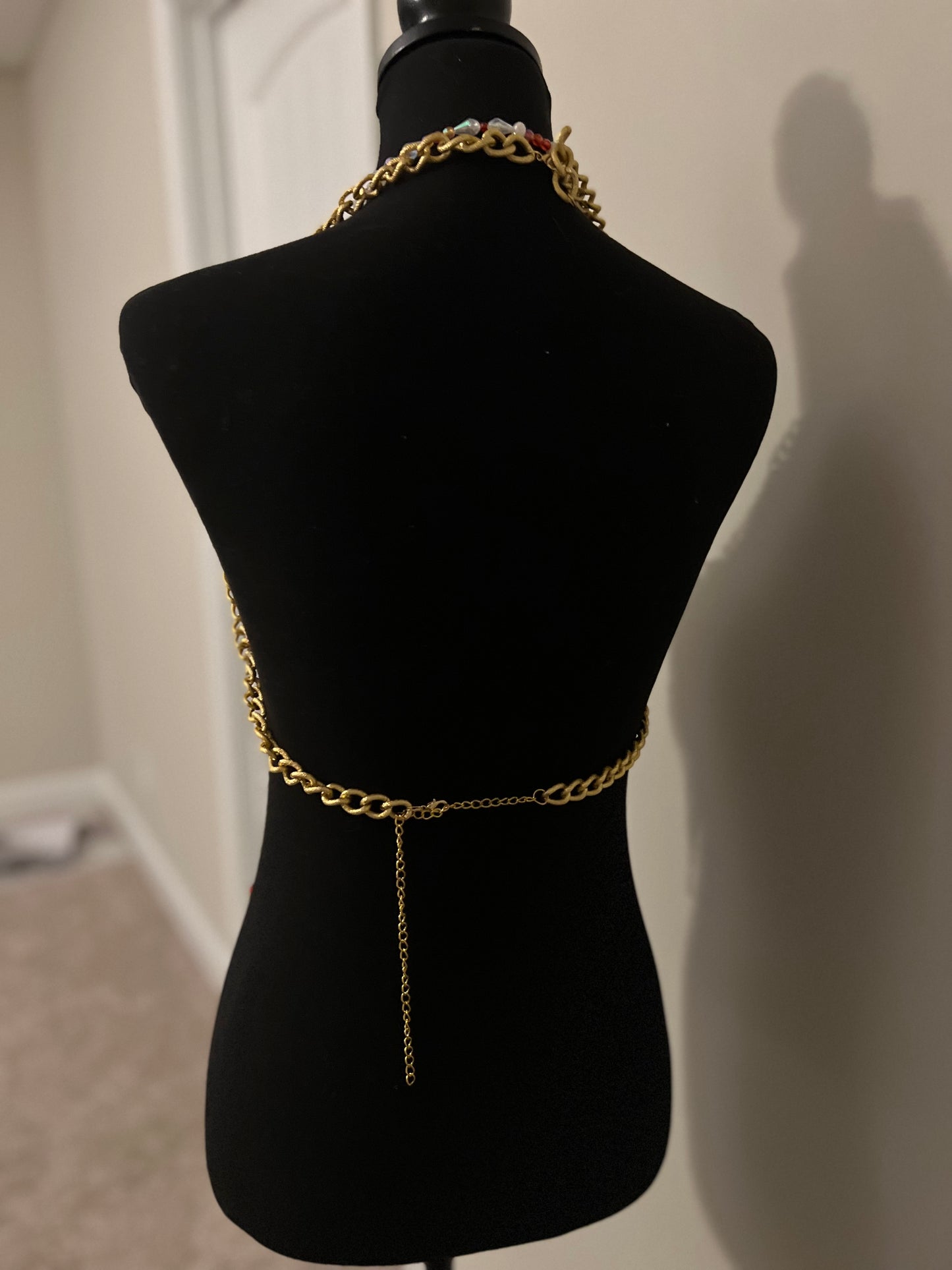 Gradient Style Beaded Bralette