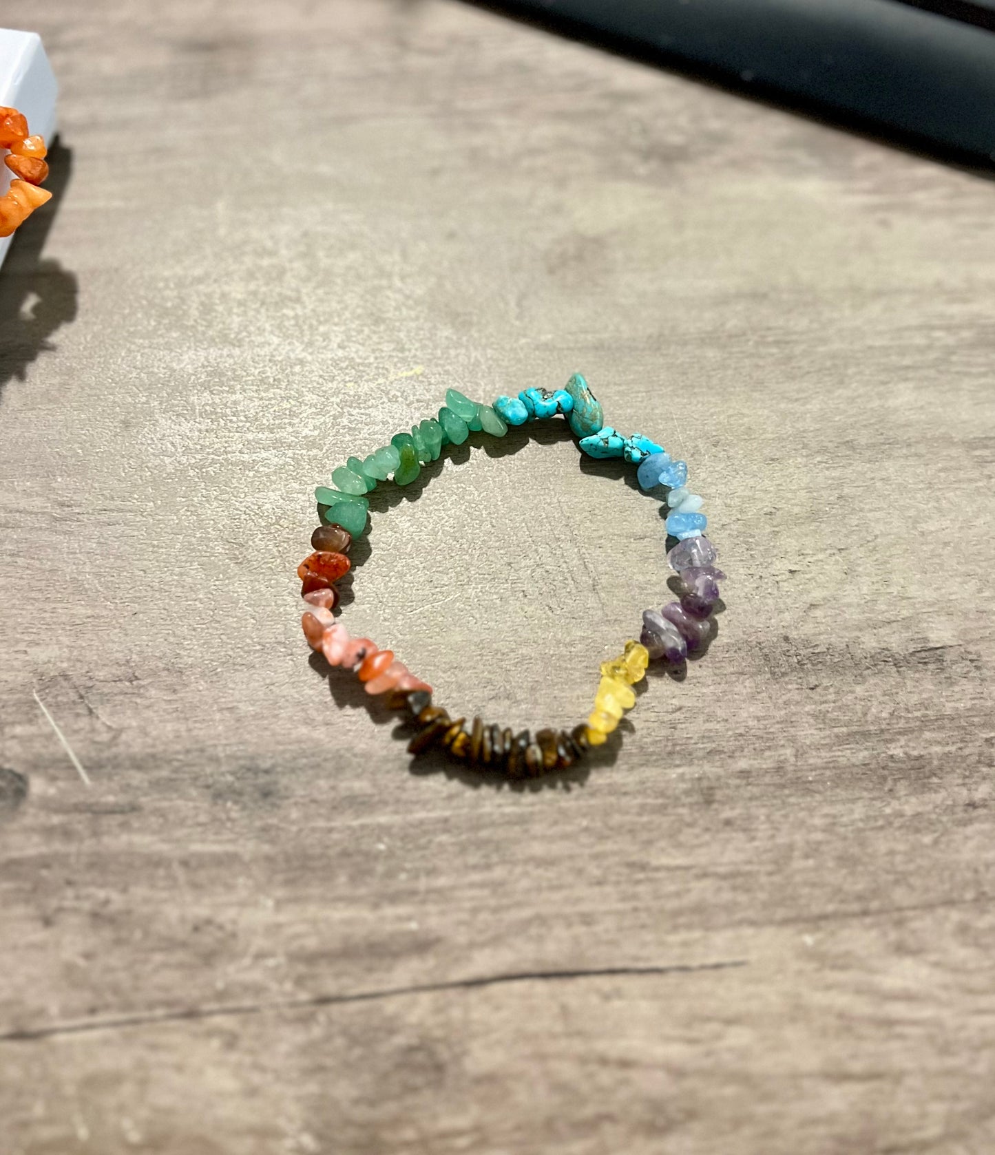 Chakra Mini Chip Bracelet | Rainbow Bracelet