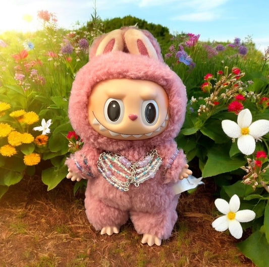 Bubu Beaded Bralette | Doll beaded bralette | handmade accessories for 17 cm Doll