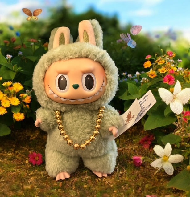 Bubu gold beaded choker | Doll Choker | handmade accessories for 17 cm Doll