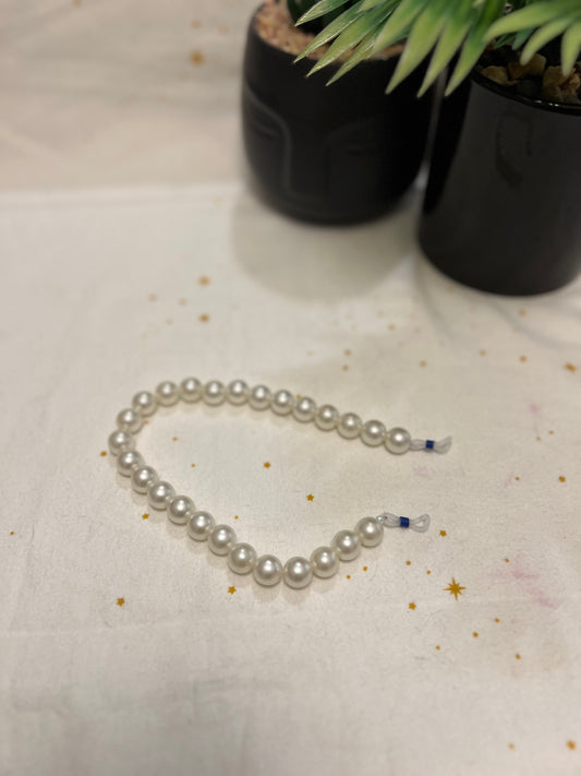 Elegant 12mm Pearl Beaded Glasses Chain