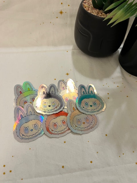 Bubu BIE Holographic Stickers - Heads Only
