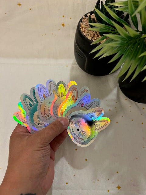 Bubu BIE Holographic Stickers - Heads Only