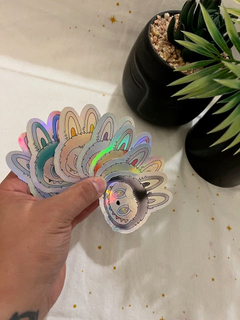 Bubu BIE Holographic Stickers - Heads Only