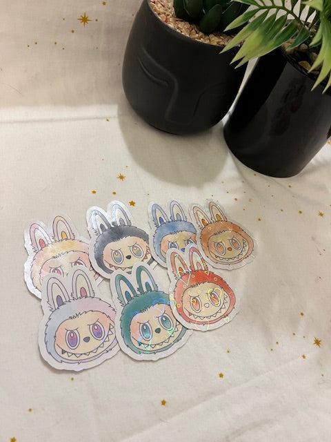 Bubu BIE Sparkly Stickers - Heads Only