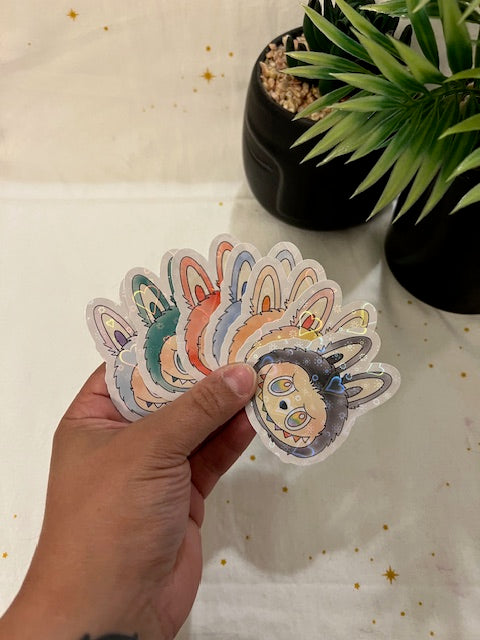 Bubu BIE Sparkly Stickers - Heads Only