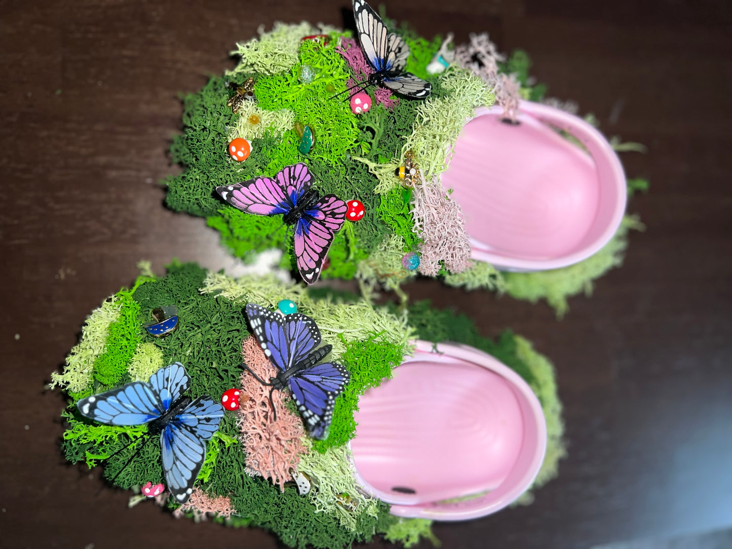 Kids Handmade Garden-Themed Custom Clogs
