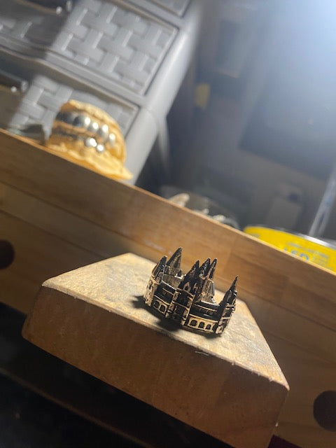 Custom Hogwarts Castle Ring