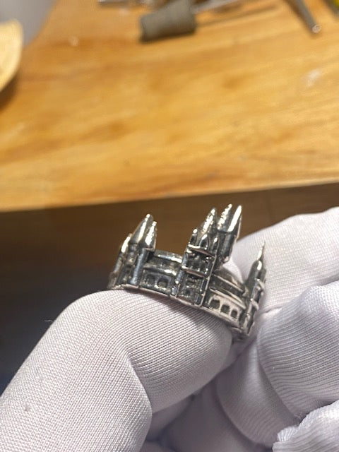 Custom Hogwarts Castle Ring