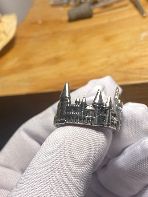Custom Hogwarts Castle Ring
