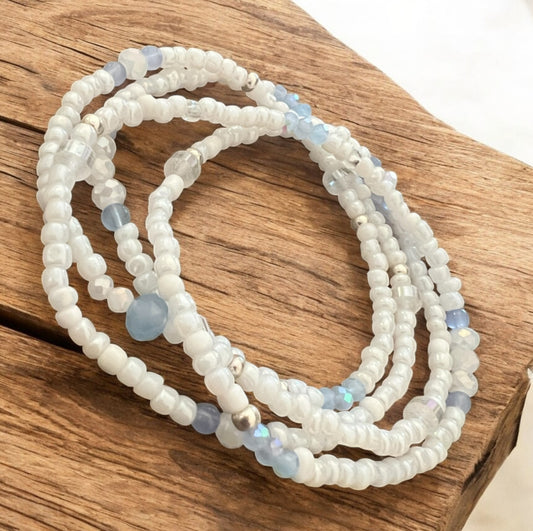 Blue Lace Agate Waist beads - Calming Waist beads