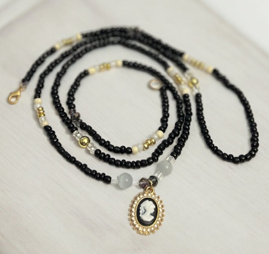 Gothic Picture Frame Purity Waist Beads