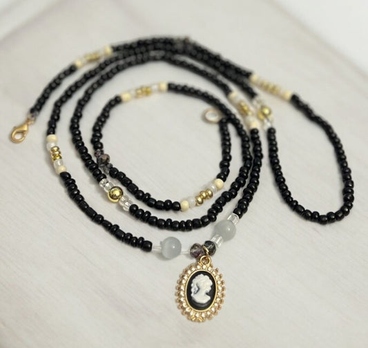 Gothic Picture Frame Purity Waist Beads