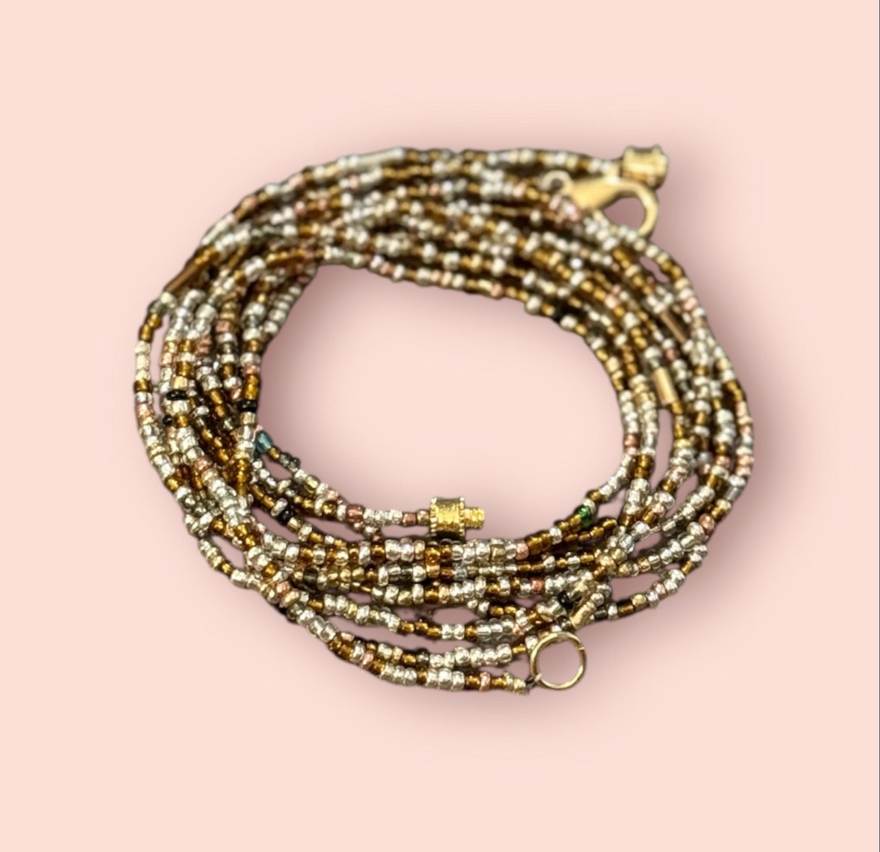 Gold Tone Traditional Waist Beads | Earthy Waist beads