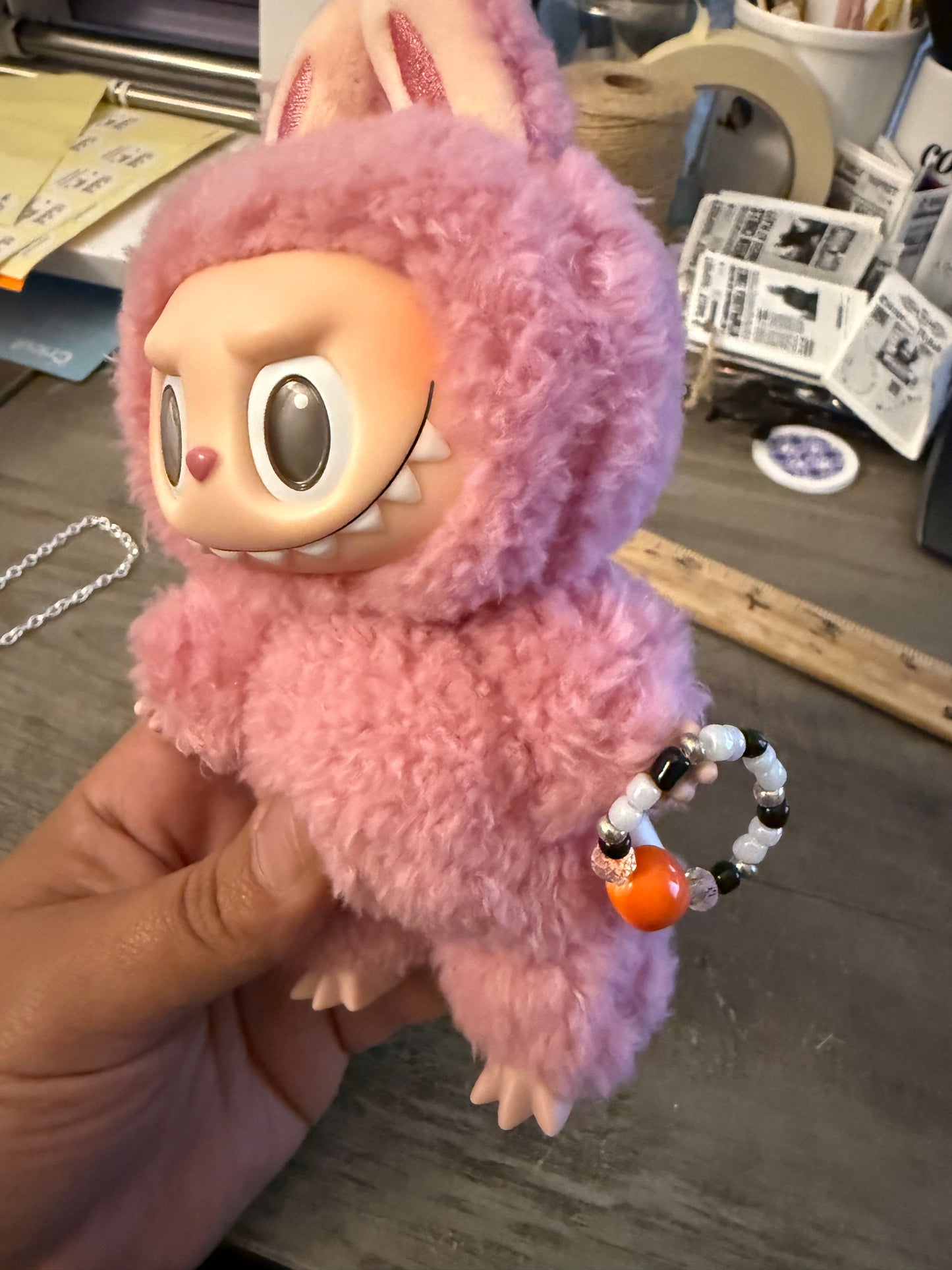 Bubu Beaded Charm Bracelet – Halloween Pumpkin Accent