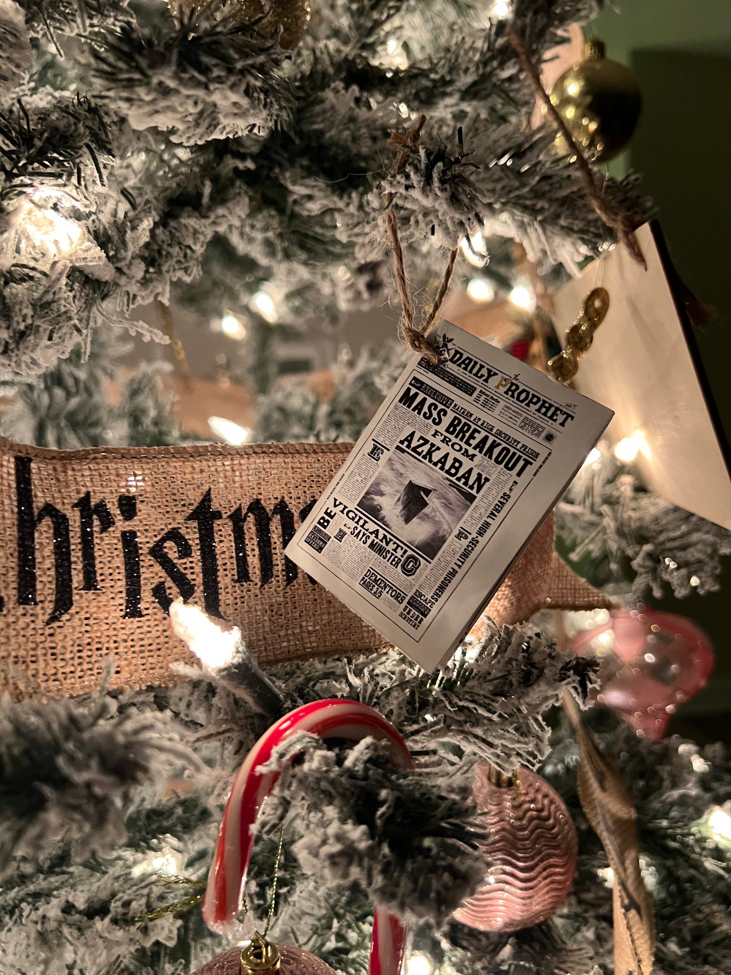 The Daily Prophet Christmas Tree Ornaments - Harry Potter ornaments