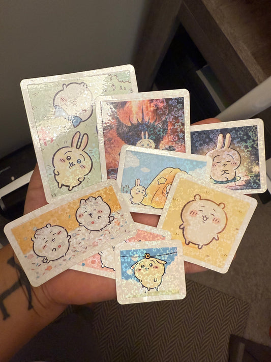 Kawaii Animal Sticker Set: Pastel Character Design