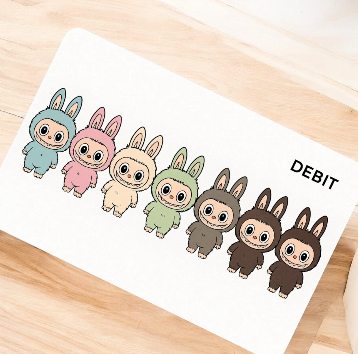 Kawaii Character Debit card skin – Kawaii Vinyl Card Cover Skin