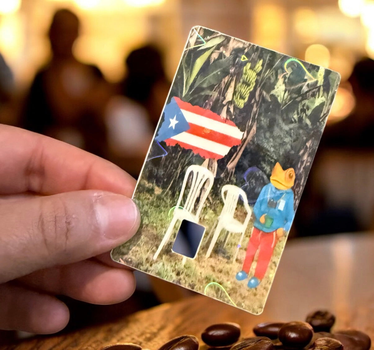 Concho & Puerto Rican Pride Debit card Skin