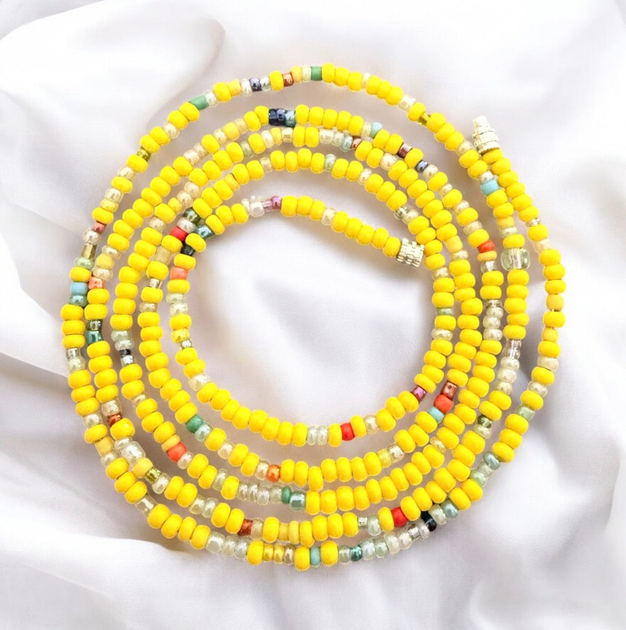 Simple Yellow Dream Waist Beads