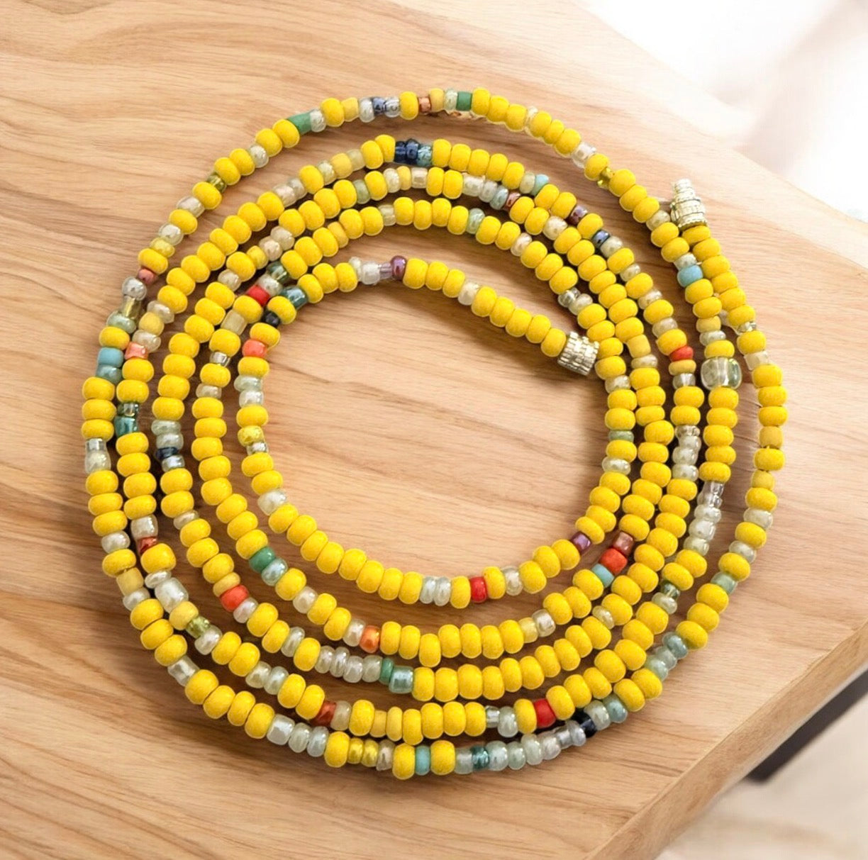 Simple Yellow Dream Waist Beads