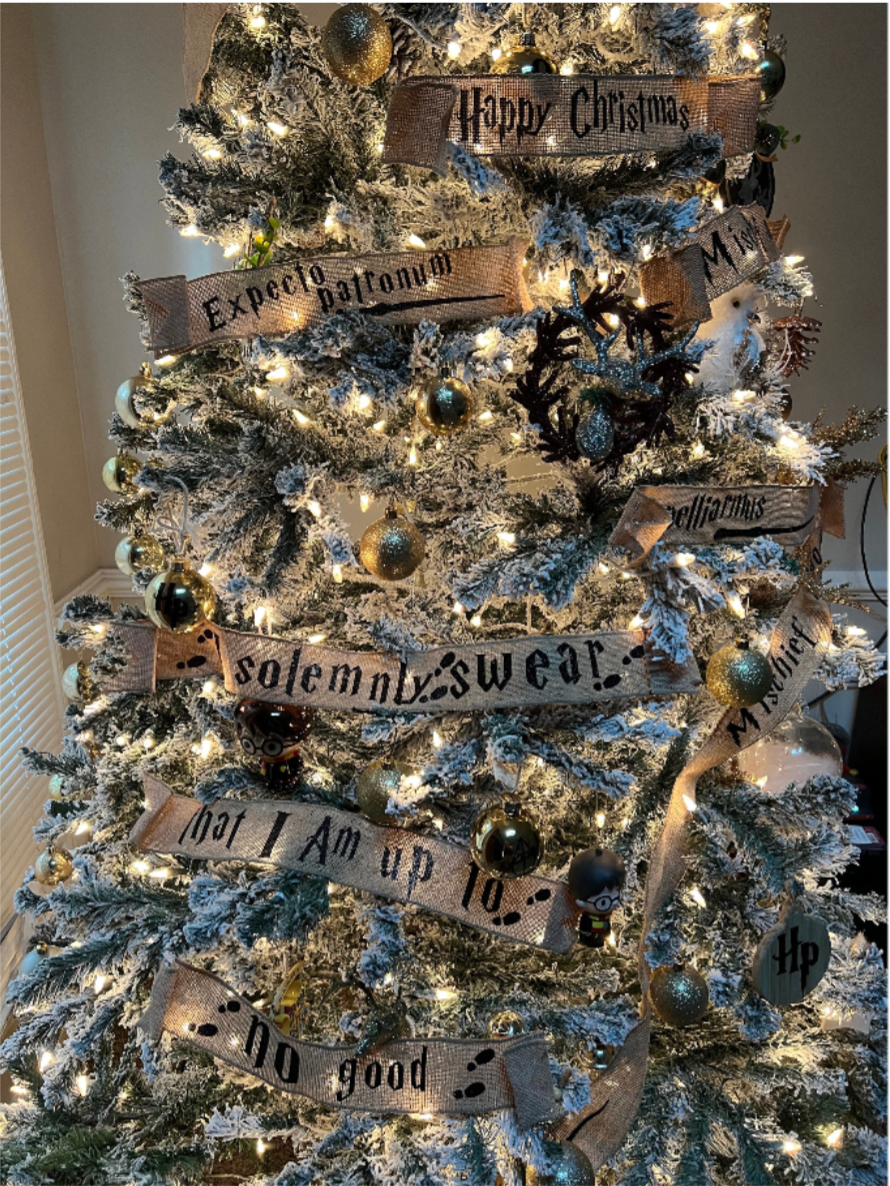 7 pc Harry Potter Christmas Tree Ribbons - Ribbonlettes