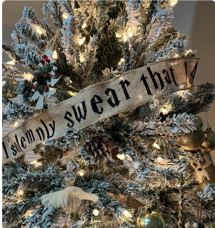 7 pc Harry Potter Christmas Tree Ribbons - Ribbonlettes