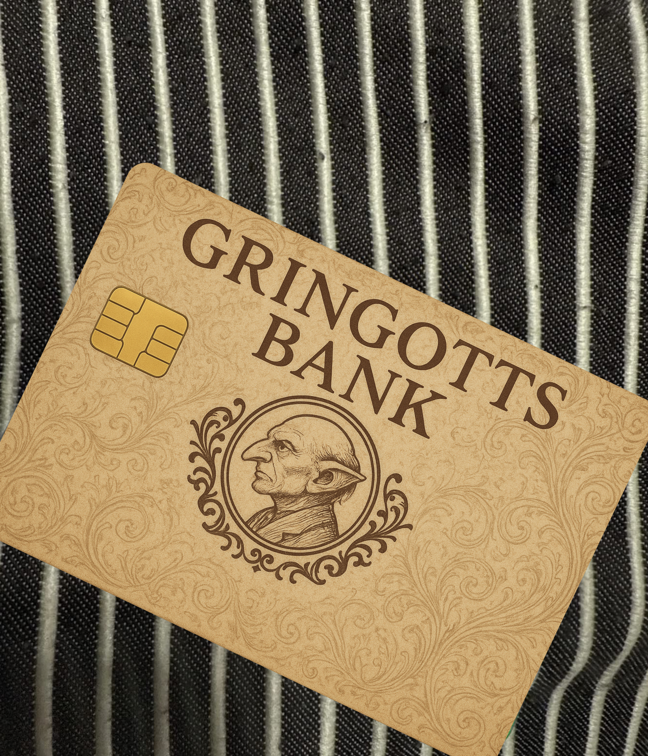 Gringotts Bank Debit Card Skin: Wizarding World Vinyl Sticker